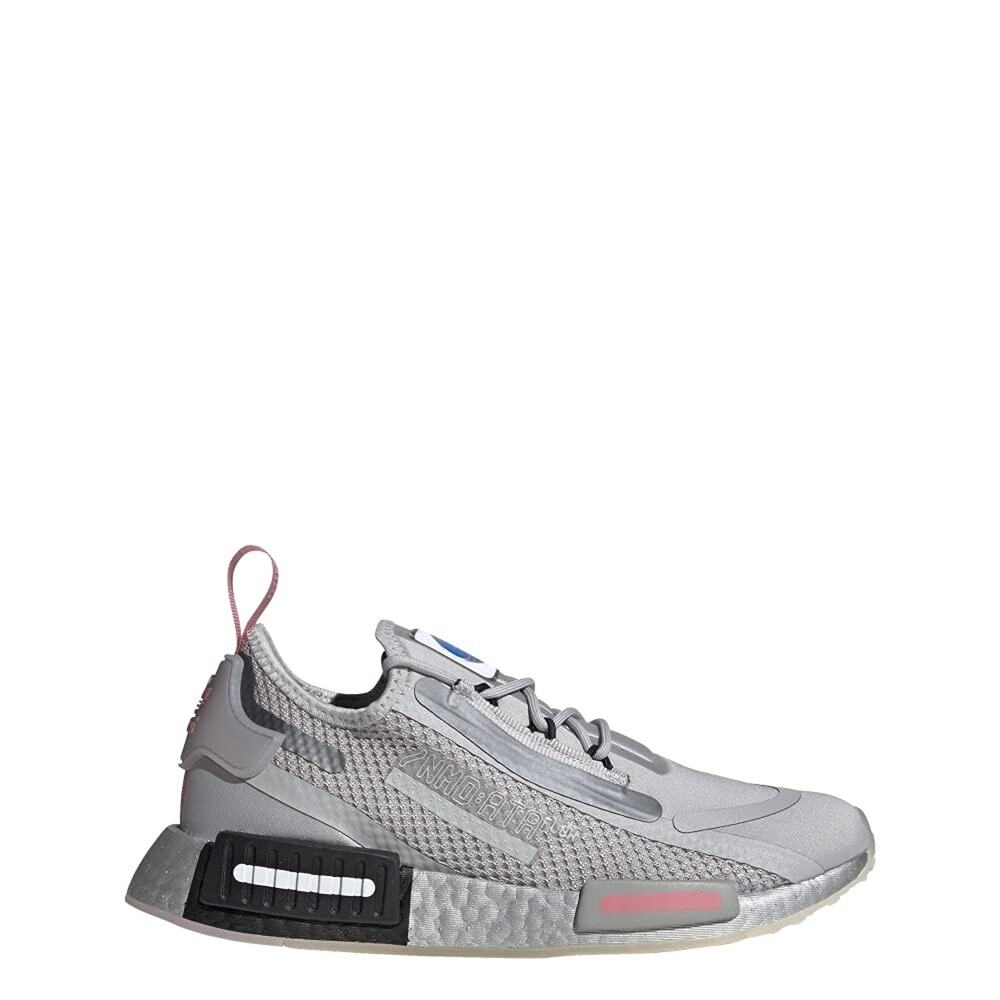 ADIDAS NMD_R1 SPECTOO WOMENS SHOES US6, ASH GREY/METALLIC SILVER/CUTE PINK GREY